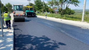 Seymen Mahallesi'ndeki yağmur suyu hattı ve asfaltlama çalışmaları sona erdi