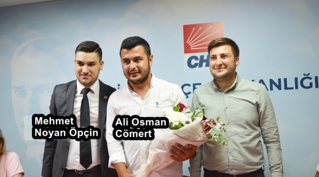 CHP Silivri Gençlik Kollarında bayrağı Mehmet Noyan Öpçin devraldı