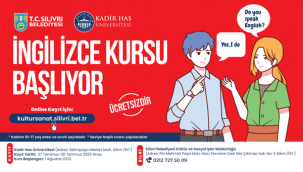 Silivri Belediyesinden Öğrencilere Ücretsiz İngilizce Kursu