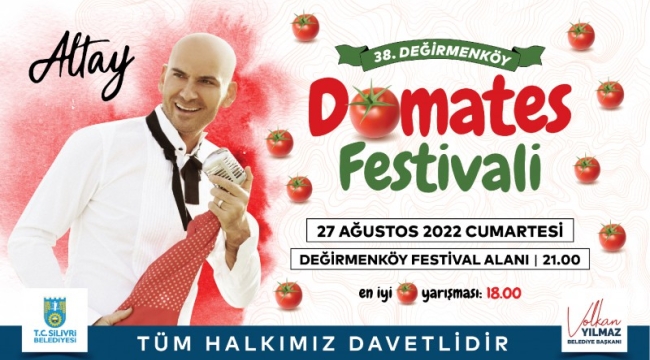38. Değirmenköy Domates Festivali Başlıyor