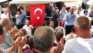 Bakan Soylu, Ortaköy Mahallesi'nde Hemşerileriyle Görüştü