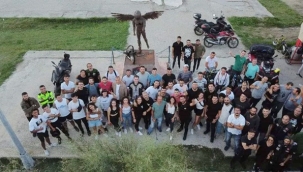 Kalabalık motorcu tayfası Silivri'de buluştu