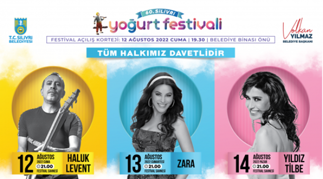 Silivri'de Yoğurt Festivali Coşkusu Başlıyor