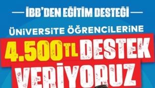 75 Bin Öğrenciye 4 Bin 500 TL Destek