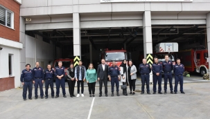 Bozoğlu'ndan Silivri İtfaiye Amirliğine Ziyaret