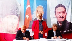 Dertop, DSP Vize İlçe Başkanlığı Kongresinde Divan Başkanlığı Yaptı