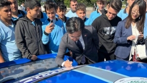 Japonya İstanbul Başkonsolosundan Sarten ve Yusuf Sarıbekir Anadolu Lisesi'ne ziyaret