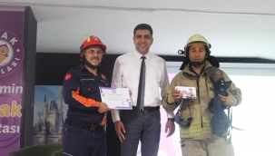 ODAK öğrencileri itfaiyecilik hakkında bilgilendi
