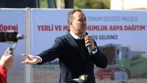 Büyükçavuşlu, Çeltik ve Yolçatı'da Tohumluk Arpa Sevinci