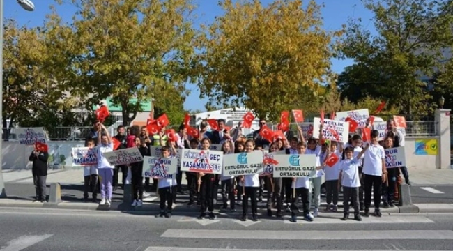 Silivri'de yaya önceliğine dikkat çekildi