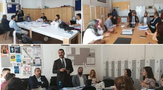 Silivri'deki Öğretmenlere Türk Eğitim-Sen Hakkında Bilgiler Verildi