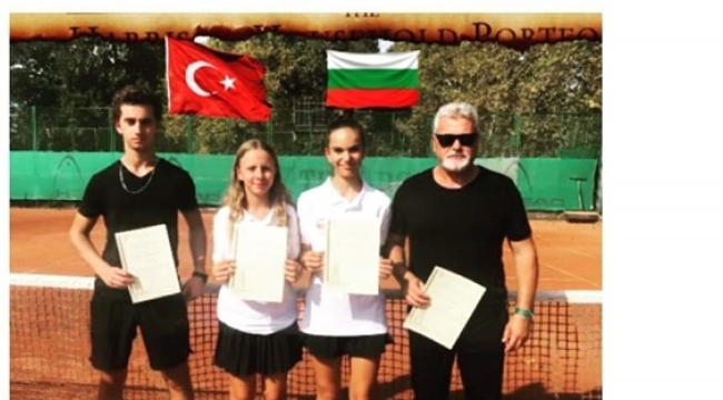 Silivri'nin tenisteki gururları Bulgaristan'da finalist oldu