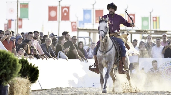 Silivrili AK Gençler, 4. Dünya Göçebe Oyunları'nın resmi açılış törenine katıldı