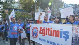 Öğretmenler Silivri'de İş Bıraktı: Hükümet Yasanı Al Başına Çal!