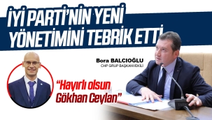 Balcıoğlu'ndan Ceylan ve ekibine kongre tebriği