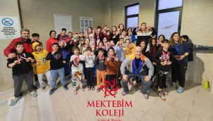 Mektebim Koleji Yüzme Takımı Madalyaları Sildi Süpürdü