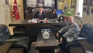 Öpçin'den Koçer'e nezaket ziyareti