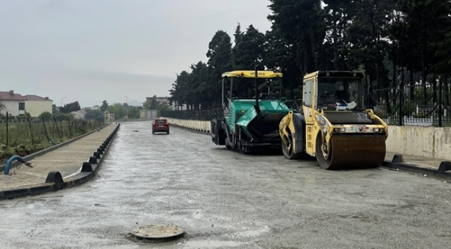 Gümüşyaka mezarlık bölgesinin tozlu yollarını İBB yeniliyor