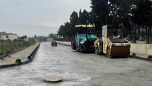 Gümüşyaka mezarlık bölgesinin tozlu yollarını İBB yeniliyor