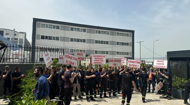 Selimpaşa'da faaliyet gösteren Şafak Elektrik işçilerinden 'mobbing' eylemi!
