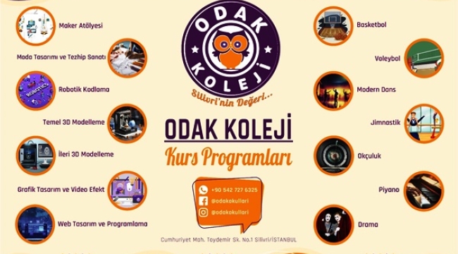 Odak Koleji'nde Kurs Kayıtları Başladı