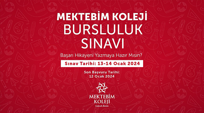 Mektebim Bursluluk Sınavı Düzenliyor