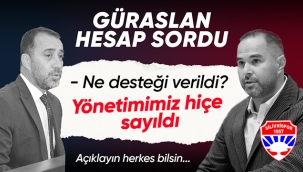Güraslan: "Volkan Yılmaz yönetimimizi hiçe sayıp hocayla para yolladı"