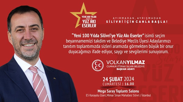 Başkan Yılmaz seçim beyannamesini açıklıyor