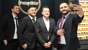 Bora Balcıoğlu Hoşgör Optik'in Açılışına Katıldı