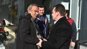 Bora Balcıoğlu, Kiptaş 3 ve Kiptaş 4 Toplu Konutlarında ki Esnaf ve Vatandaşlarla Buluştu