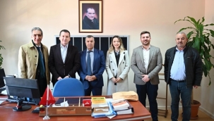 Bora Balcıoğlu'ndan Vergi Dairesi ve Mal Müdürlüğü'ne Ziyaret