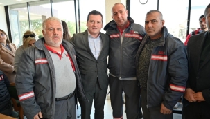 Bora Balcıoğlu ve Ekibi, ADM Beton ve Demir Fabrikası İşçileriyle Öğle Yemeğinde Buluştu