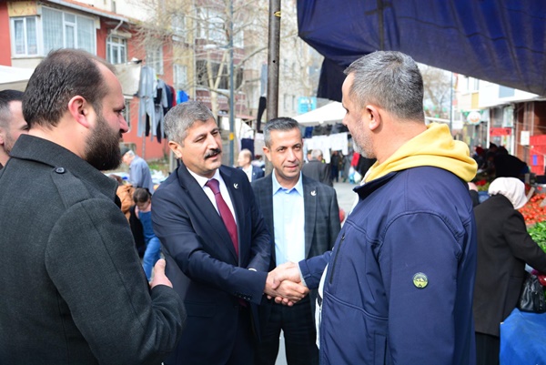 Hakverdi, Pazartesi Pazarı'nı Gezdi, Esnafı ve Vatandaşları Dinledi