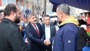 Hakverdi, Pazartesi Pazarı'nı Gezdi, Esnafı ve Vatandaşları Dinledi