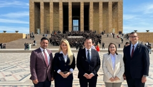 Başkan Balcıoğlu, İBB Başkanı İmamoğlu İle Ata'nın Huzuruna Çıktı