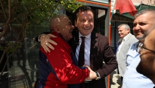 Silivri Belediye Başkanı Balcıoğlu, Büyükçavuşlu Mahallesi'nde Vatandaşlarla Bayramlaştı