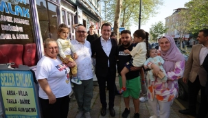 Silivri Belediye Başkanı Balcıoğlu, Çanta'da Vatandaşlarla Bayramlaştı