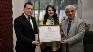 Silivri Belediye Başkanı Bora Balcıoğlu Mazbatasını Aldı