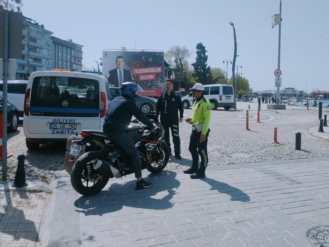 Silivri Belediyesi ve İlçe Emniyet Müdürlüğünden Ortak Trafik Uygulaması