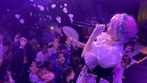 Silivri'de Çilek Abla ile Baloncuk Gösterisi Büyük İlgi Gördü