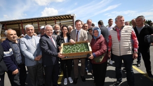 Silivri Belediye Başkanı Bora Balcıoğlu ve İBB'den Çiftçilere Fide Desteği