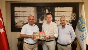 Başkan Balcıoğlu, Çanakkale-Çardak Belediye Başkanı ve Eski Güreş Ağasını Makamında Ağırladı