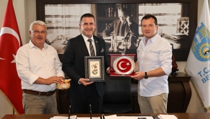 Lalapaşa Belediye Başkanı Zafer Sezgin Geldi Silivri Belediye Başkanı Bora Balcıoğlu'nu Ziyaret Etti