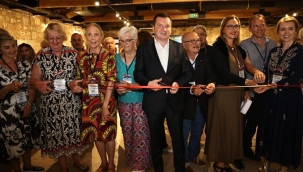 Başkan Balcıoğlu, Uluslararası Çağdaş Sanat Sergisi'nin Açılışına Katıldı