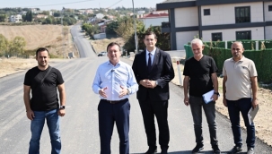 Başkan Balcıoğlu, Yol Çalışmalarını Yerinde İnceledi