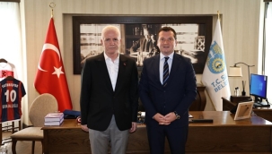 İstanbul Valisi Davut Gül, Silivri Belediye Başkanı Bora Balcıoğlu'nu Ziyaret Etti