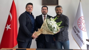 Yeni İlçe Milli Eğitim Müdürüne Mektebim Koleji Kurucularından Hayırlı Olsun Ziyareti