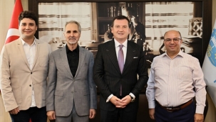 Özel Nazmi Arıkan Fen Bilimleri Silivri Anadolu Lisesi Yetkilileri Başkan Balcıoğlu'nu Ziyaret Etti