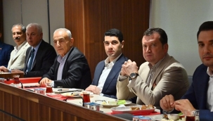 Başkan Balcıoğlu İlçe Başkanları'nın Katılım Sağladığı Değerlendirme Toplantısına Katıldı