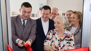 Başkan Balcıoğlu, Selimpaşa Emlak Konutları Sitesi'nde Atatürk Büstü ve Suat Arslan Kütüphanesi Açılışına Katıldı